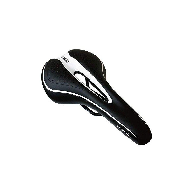 GORIX Bike Saddle Seat Comfortable Cushion with Rail Mountain Road