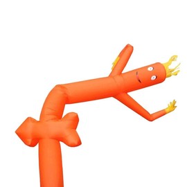 Orange Arrow Dancing Fly Guy | 12' Foot Tall x 12" Inch Diameter | Fun Wacky Waving Inflatable Arm Flailing Tube Man | for Advertising, Promotion, and Entertainment (Requires Blower - NOT Included)