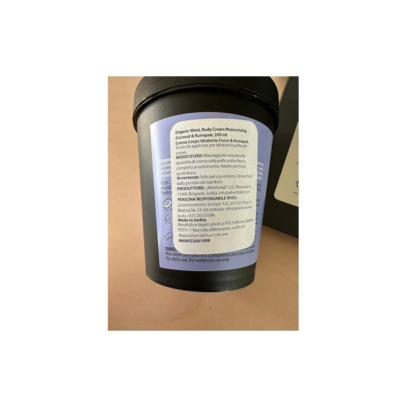 Coconut & Kumquat Moisturising Body Cream 200ml