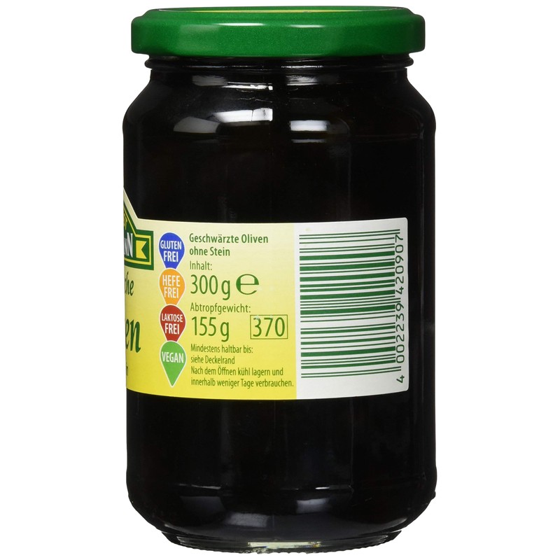 Feinkost Dittmann Blackened Olives without Stone 300 g