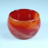 SaiDian 1Pcs Kung Fu Tea Cup Manmade Art Agate Carnelian