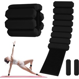 Weights for Legs and Arms for Women Men Set of 2 (0.5 kg) - Arm Foot Weight Bracelet 1 kg Adjustable Weight Cuffs for Fitness, Yoga, Pilates, Aerobics, Walking, Swimming
