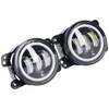 Angel Eyes Light 30W 3000LM LED Front Foglight 10‑30V Universal
