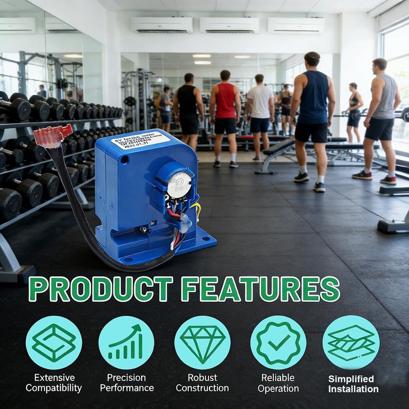Rendrox 6V Elliptical Resistance Motor Compatible with NordicTrack Ellipticals Resistance