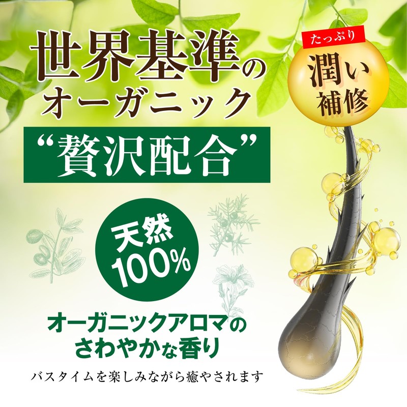 World Standard Organic Golden Silk Organic Shampoo Treatment [95% Naturally