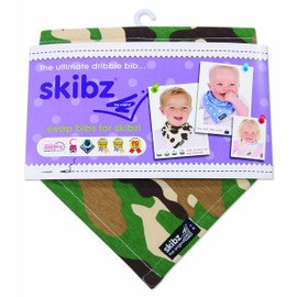 Skibz Dribble Bib - Khaki Camouflage