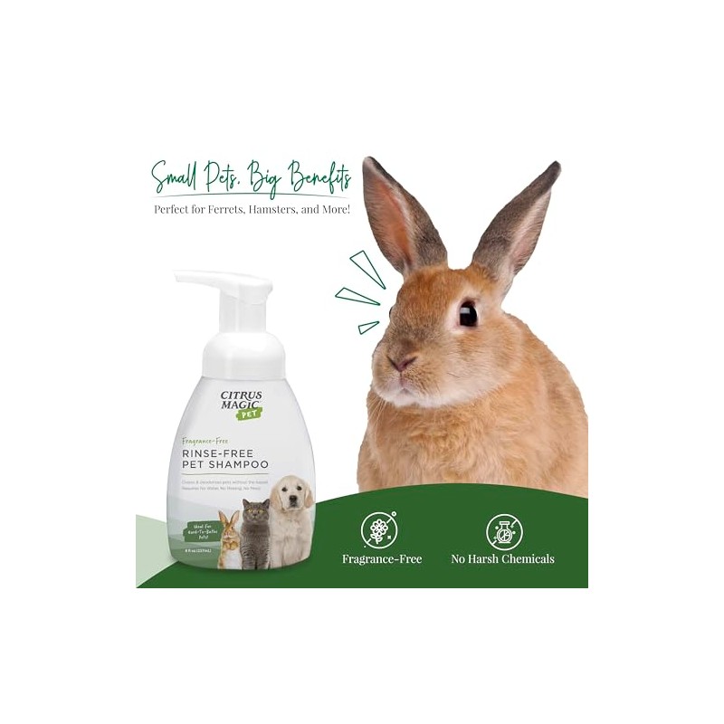 Citrus Magic Foaming Pet Cleanser, 8-Ounce