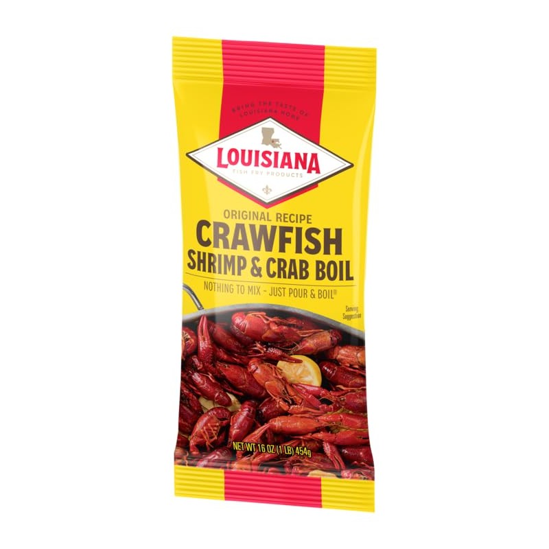 Louisiana Fish Fry, Crawfish, Crab & Shrimp Boil, 16 oz