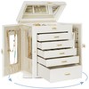 AKOZLIN 360° Rotating Jewelry Box 6-Tier Organizer Functional Jewelry Storage