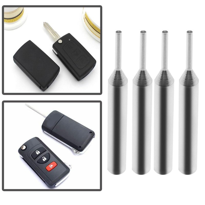 4 Pcs Car Key Blade Removal Pin Set, Car Key