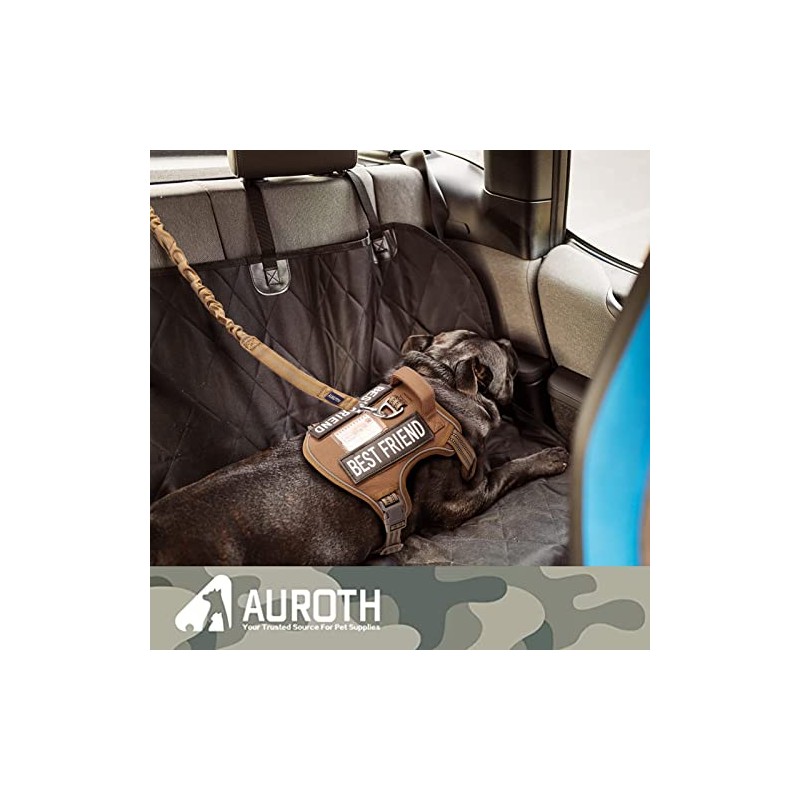 AUROTH Correa para perro grande, resistente y elástica, sin tirones,