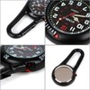 WONOLO Clip on Carabiner Luminous Face FOB Digital Watch for