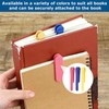 3 Stück automatisches Lesezeichen, Lesezeichen, Buch, automatisches Lesezeichen aus Silikon,