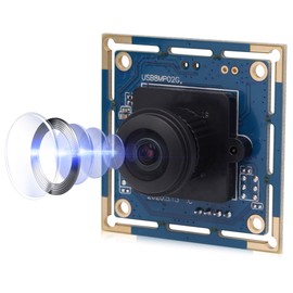 ELP 8mp USB Camera Module 2448p Webcam Board 180 Degree Wide Angle Webcam Module Smart Embedded Camera IMX179 4k USB Webcam Module, 8 Megapixel HD Industrial USB Camera for Windows/Linux/Android/mas