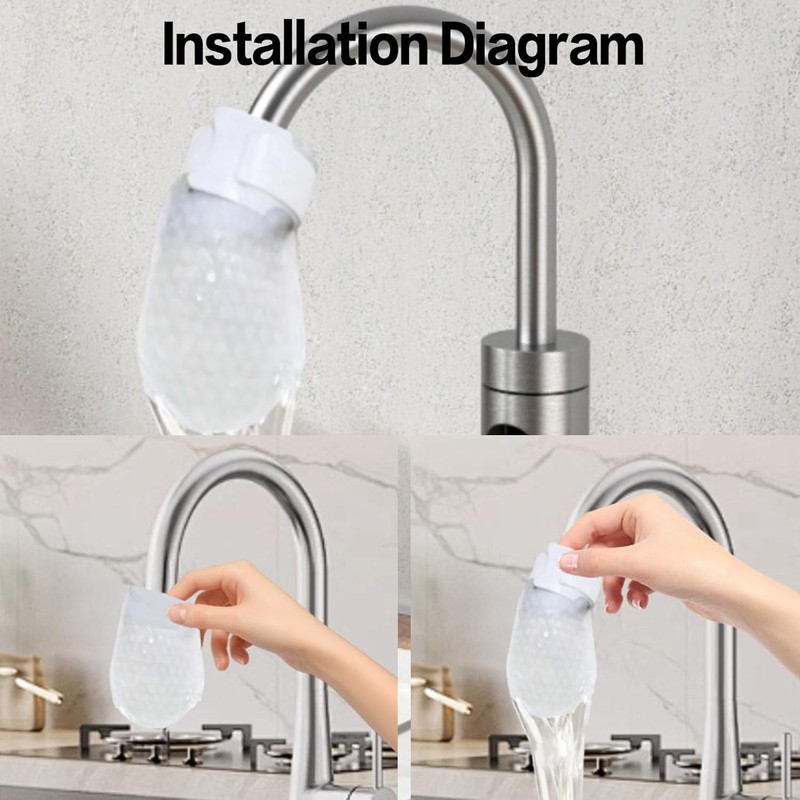 Faucet Filter Cotton Bag, 200Pcs Faucet Filter Bags For Kitchen