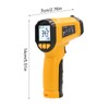 Contactless Thermometers, Real-Time Infrared Thermometers, High Precision Gauge with Ergonomic