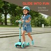 Campior Teal Mini 3 Wheel Scooter for Kids – Lean-to-Steer