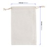 KOHAND 40 PCS White Cotton Muslin Bags, 10 x 15