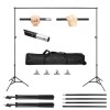 6.5 X 10ft Heavy Duty Photography Backdrop Support Stand Set