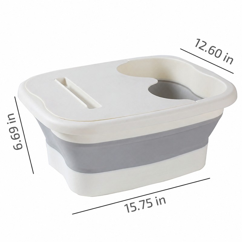 Foldable Foot Bath Basin for Home & Travel – Portable