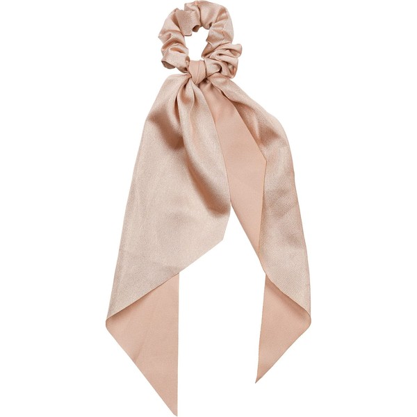 styleBREAKER 04027042 Women's Plain Hair Scrunchie with Bow in Retro