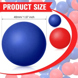 200 Pcs Colored Balls Table Tennis Balls Plastic Balls 40 mm 2.4 g Balls Entertainment Balls for Beer Party Decoration Competitive Games Sports Activities (Red and Blue)