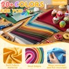 Black 18" X 36" Felt Fabric Sheet - 1.6mm Thickness