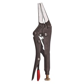 Amtech C1520 Cr-Mo Long Nose Locking Pliers, 6.5-Inch