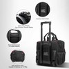 HAUTMEC 14.5" Rolling Tool Bag With Wheels Portable Tool Bag