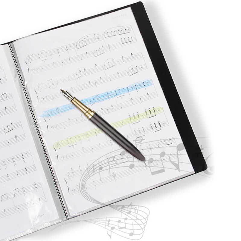 Yueser Music Folder, Choir Folder, White Music Folder A4, 80
