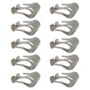 10x Zafina-UP Upgraded Windshield Wiper Arm Link Stainless Steel Clips