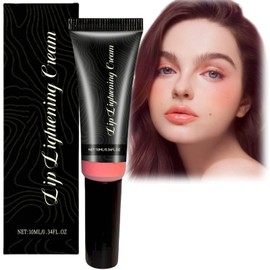 Lip Lightening Balm for Dark Lip,Lip Li/ghtening Lip Highlighter Cream,Lip Bleaching Balm,Lip Balm to Remove Darkness,Moisturizing L/ip Ba/lms,Lip Ligh/tening Scrub Bal/m,Hydrating Li/p Mask for Women