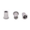 KINJOEK 100 PCS 1/4-20 Rivet Nuts, 304 Stainless Steel Threaded