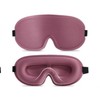 Eye patch sleep eyes 2 colors comfortable 6D light blocking stereoscopic Deep sleep black/ONE