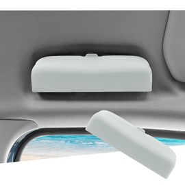 GAFAT 2017-2024 2025 Ci-troen C5 Aircross/ C4 C5 X 2021-2024 2025 Sunglasses Holder Glasses Case, Storage Box Organiser [OEM Original] (White)