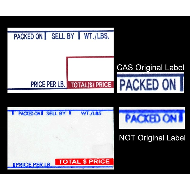 VisionTechShop LST-8040 Printing Scale Label, 58 x 60 mm, UPC/Safe
