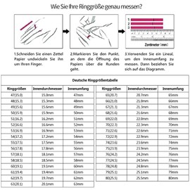 BONLAVIE - Women's Ring in 925 Silver with Zirconia in Heart Classic White Size 54 (17.2), Sterling Silver, Cubic Zirconia