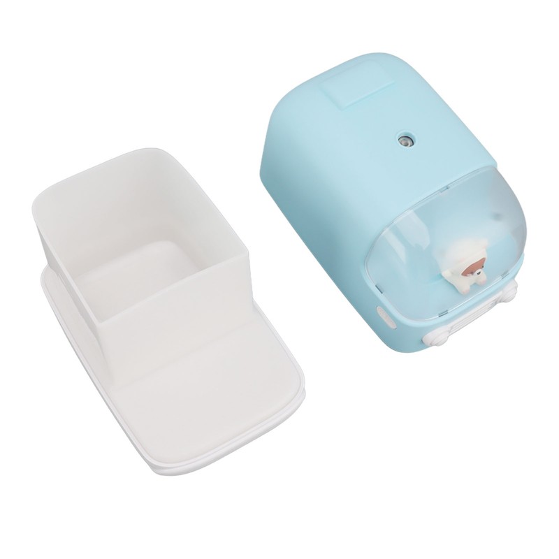 Cute Small Humidifier 350ml Bear Bus Shape USB Charging Portable