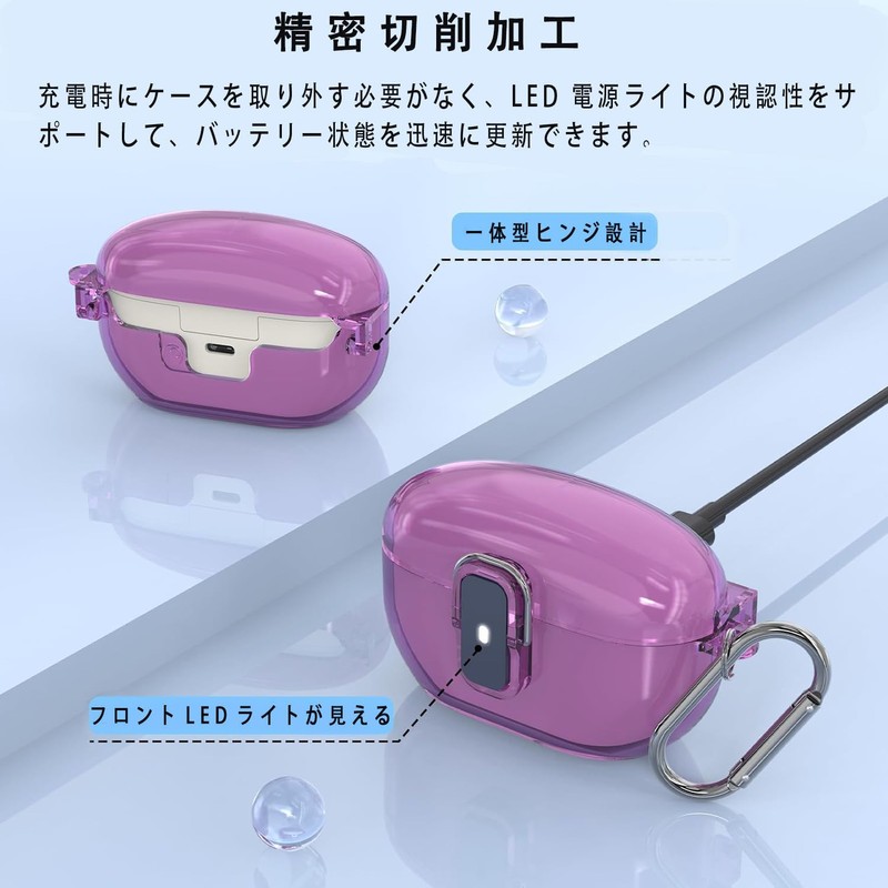 Secure Lock Clear Case for Sony WF-1000XM5 (2023) TPU Super