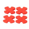 4pcs Bow Limb Dampener Wear Resistant Rubber Reducing Noise Vibration