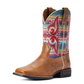 ARIAT BMVY9 Lonestar Western Boot Ridge Tan/Old Muted Serape 3