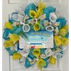 Sip Back And Relax Handmade Deco Mesh Summer Wreath