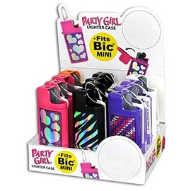 NOVELTY 1X Party Girl Mini Lighter Holder- ONE Item with Random Design and Color