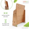 stableco 1x Ecological Wall Brochure Stand DIN A4 Vertical 1