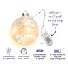30th Wedding Anniversary Lighted Christmas Ornament with Timer, 30 Years