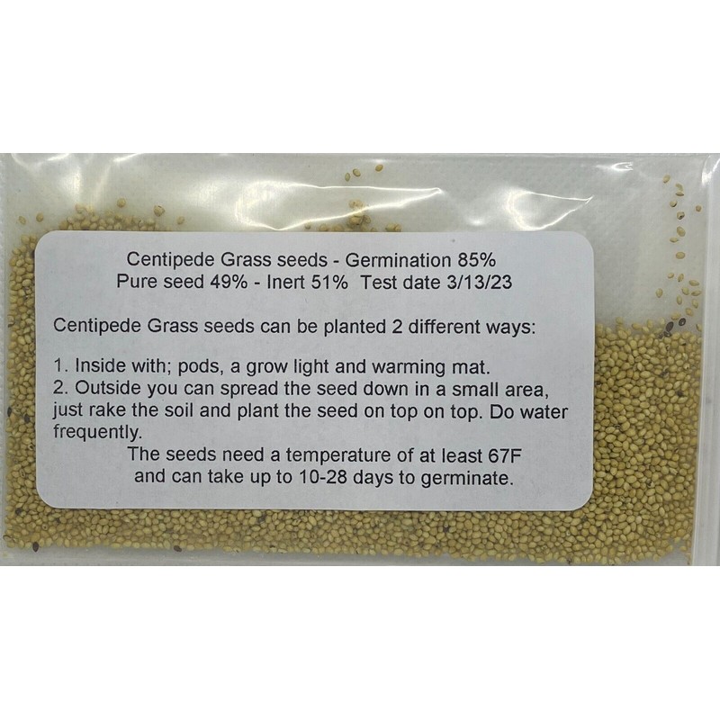 Link Centipede Grass Seeds starter pack 6000-8000 seeds
