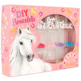 Depesche Miss Melody 12056 Craft Set for Making DIY Bracelets, Includes Elastic Band, Many Beads, Pendants and Instructions (English language not guaranteed)