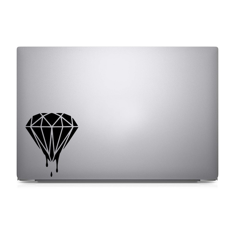 Bargain Max Decals Dripping Diamond Silhouette Decal Notebook Car Laptop