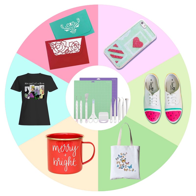 YGboost Ultimate Accessory Bundle for Cricut Maker & Explore Air:
