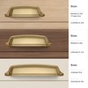 khtumeware 2 Pack 3-3/4 inch(96 mm) Drawer Pulls Champagne Bronze